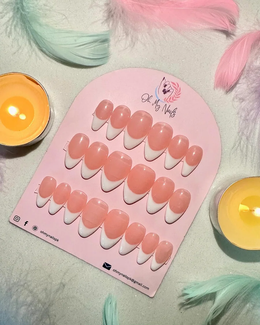Soft French with a warm sheer base
